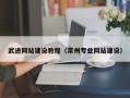 金湖武进网站建设教程（常州专业网站建设）